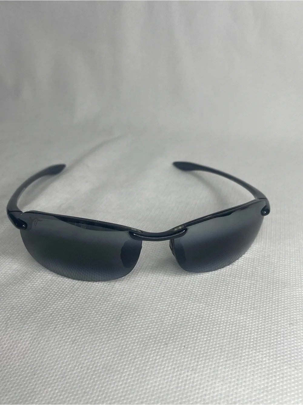 Maui Jim MAKAHA Polarized Sunglasses Triple Black 405-02 64-15-130 Made in Japan